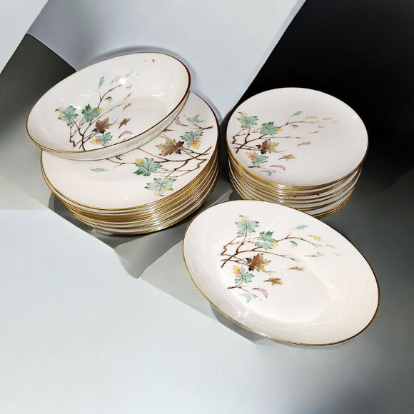 Lenox Westwind‎ X-407 (2) Oval Serving Bowl (12) Dinner Plates (12) Salad Plates - Picture 13 of 15